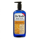 Dr Teal's Body Wash with Pure Epsom Salt Glow & Radiance with Vitamin C & Citrus Essential Oils 710ml