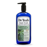 Dr Teal's Body Wash with Pure Epsom Salt, Cannabis Sativa Hemp Seed Oil